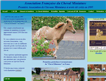 Tablet Screenshot of cheval-miniature-afcm.com